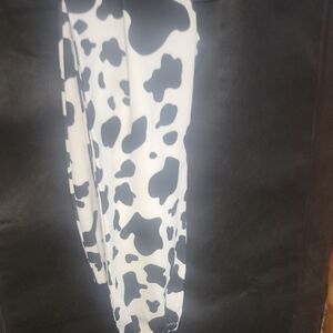 SHEIN Monochrome Cow Pattern Pants